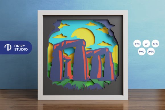 Bringing Ancient Mystique to Life with a Stonehenge 3D Shadow Box