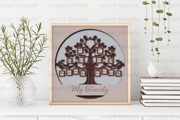 Bringing Your Ancestry to Life with a Family Tree 3D Shadowbox and SVG Files