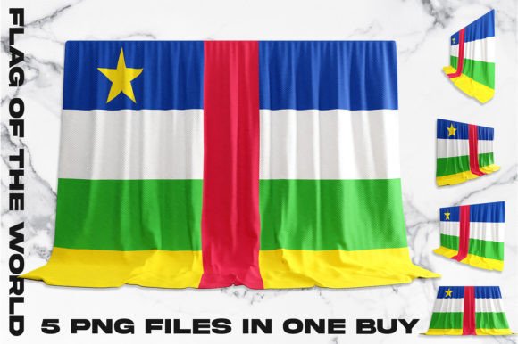 Central African Republic 3D Flag Bundle: Design Essentials