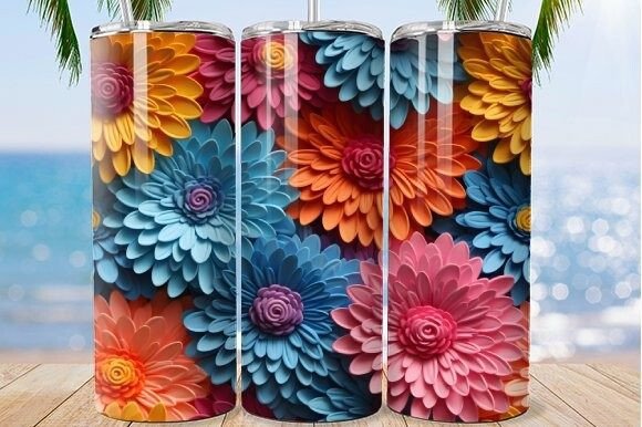 Daisy Fields Tumbler: Blending Nature's Charm with Modern Personalization