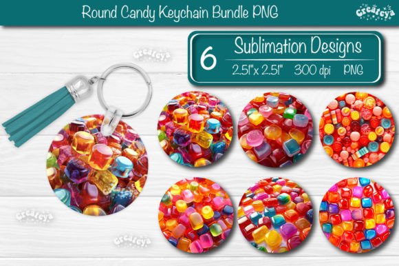 Elevate Branding with 3D Round Keychain PNGs