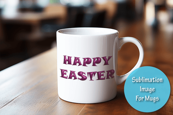 Elevate Your Easter Designs with 3D Happy Easter Sublimation Image