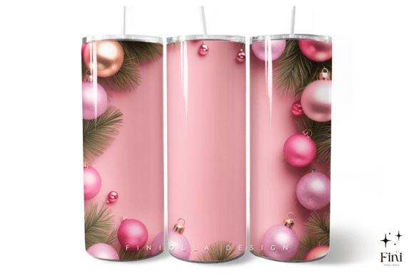 Elevate Your Holiday Crafts with a 3D Pink Christmas Tree Tumbler Wrap