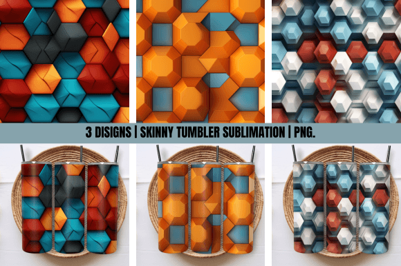 Elevating Brand Identity Through the Precision of the Hexagon 3D Tumbler Wrap