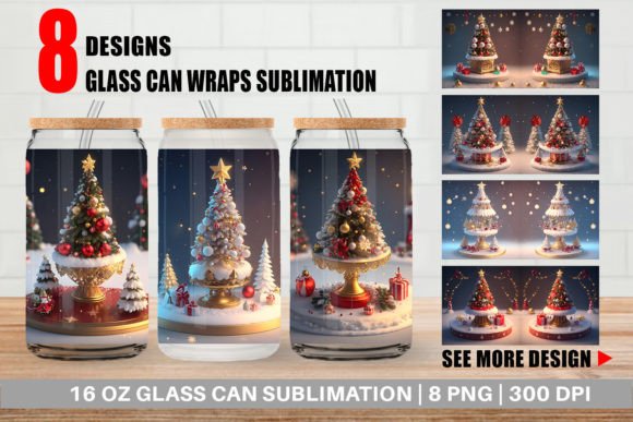 Elevating Holiday Decor: The Art of Custom Glass Can 3D Christmas Tree Baubles
