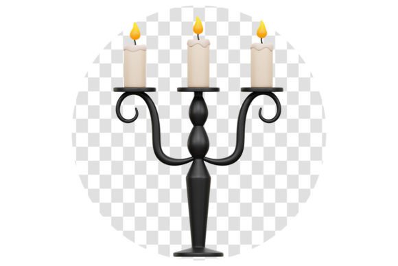 Elevating UI and Web Design with a High-Quality Candles 3D Icon