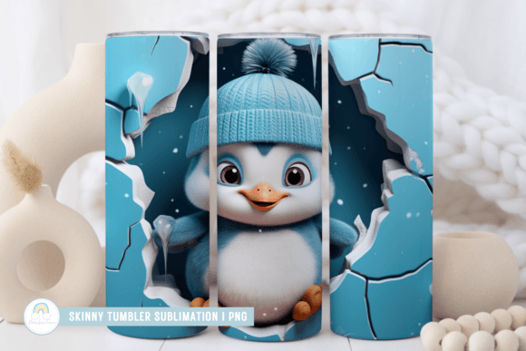Evaluating the 3D Penguin Winter Tumbler Wrap for Sublimation Projects