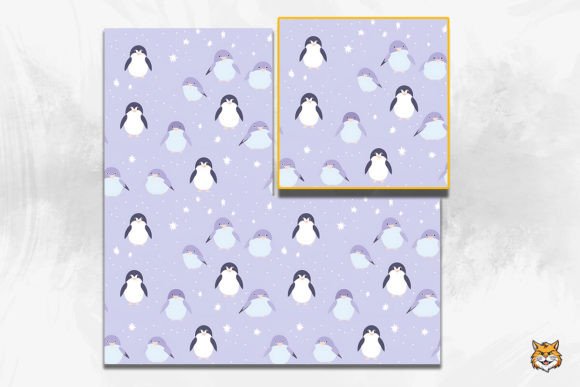 Evaluating the Pastel Penguin Seamless Pattern for Modern Design Projects