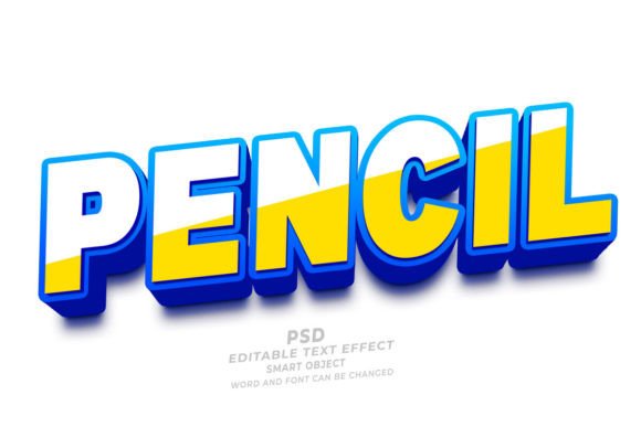 Evaluating the Pencil PSD 3D Editable Text Effect for Design Projects