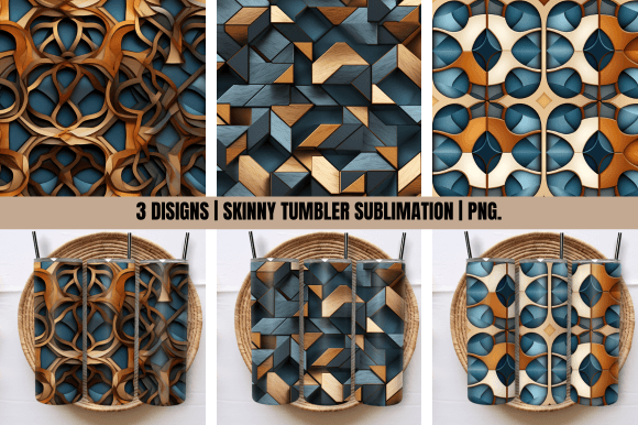 Evaluating the Practical Value of Inlay 3D Tumbler Wrap Designs
