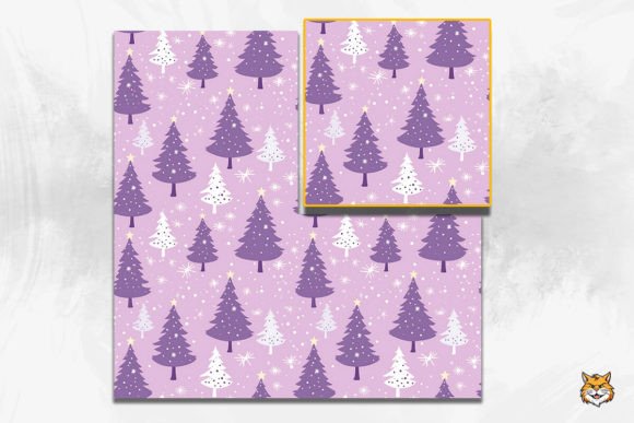 Exploring the Versatility of Pastel Christmas Tree Seamless Pattern 2