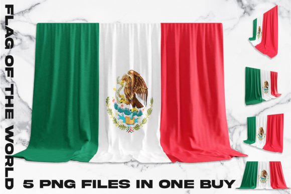 Mexico 3D Flag Bundle: Elevating Visual Identity in a Digital-First World