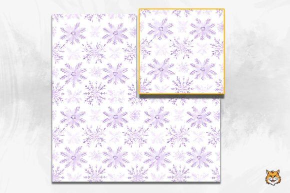 Pastel Snowflake Seamless Pattern for Creative Projects