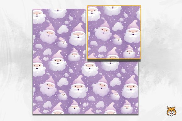 Redefining Holiday Aesthetics: The Strategic Value of Pastel Santa Claus Seamless Patterns