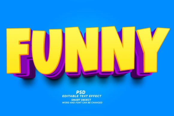 Strategic Visual Communication with Funny PSD 3D Editable Text Effects