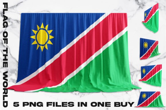 Unlock Global Creativity with the Namibia 3D Flag Bundle