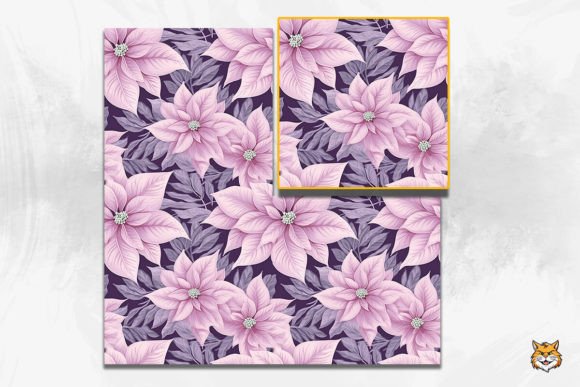 Unlocking Creative Potential with Pastel Poinsettia Seamless Patterns