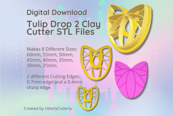 Unlocking Creative Potential with the Tulip Drop 2 Clay Cutter STL Bundle
