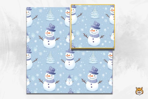 Unlocking the Potential of Pastel Snowman Seamless Pattern 1 for Your Creative Projects